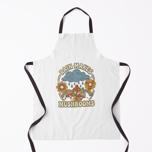 Item preview, Rain Makes Mushrooms Groovy Forest Art designed and sold by GoofyShopp.