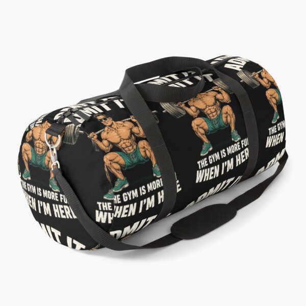 Item preview, ADMIT IT Gym Humor Barbell Squat Motivational Art designed and sold by anapldv.