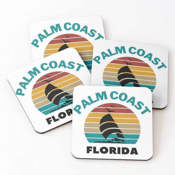 Item preview, Palm Coast Florida Retro Sunset designed and sold by adriana-holmes.