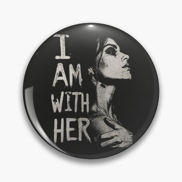 Item preview, I Am With Her Punk Grunge Dark Art designed and sold by ERODED SELF.