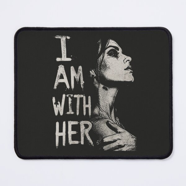 Item preview, I Am With Her Punk Grunge Dark Art designed and sold by ERODED SELF.