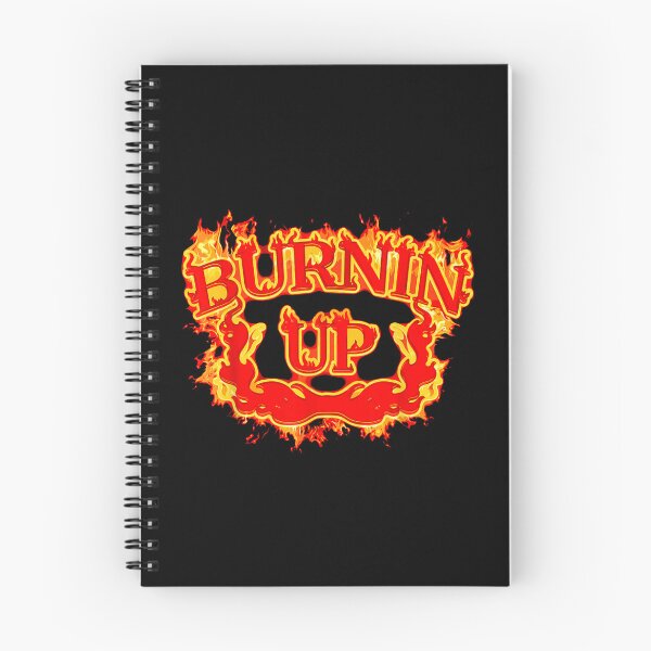 Item preview, Bold Burnin Up Red Flame Fire Typography Retro Hot Rock designed and sold by HarinDonreka.