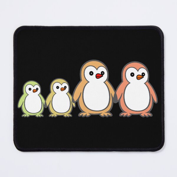 Item preview, Pippo – Family | The Four‑Penguin Character Set designed and sold by Pippo-Penguin.