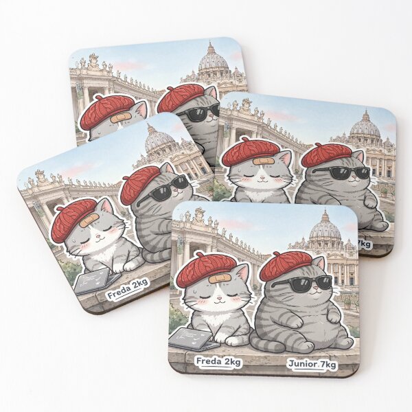 Item preview, Vatican Vibes - Freda and Junior Relax in Rome Italy designed and sold by MAISON SYLVIE.