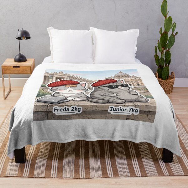 Item preview, Vatican Vibes - Freda and Junior Relax in Rome Italy designed and sold by MAISON SYLVIE.