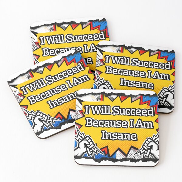 Item preview, Copy of I will succeed because I am crazy-Pop Art T-shirt designed and sold by HappyHarmony40.