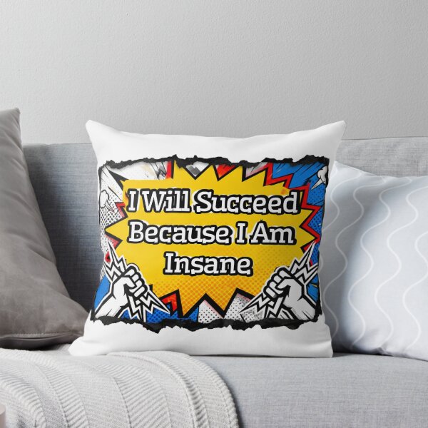 Item preview, Copy of I will succeed because I am crazy-Pop Art T-shirt designed and sold by HappyHarmony40.