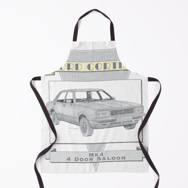 Item preview, Ford Cortina Mk4 4 Door Saloon Hand-drawn designed and sold by Classic Car Art Drawings.