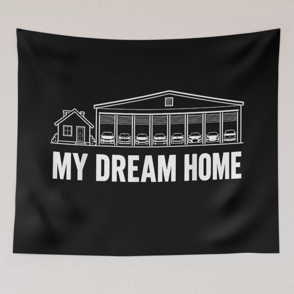 Item preview, Funny My Dream Home Car Collector Huge Garage Vintage Automotive designed and sold by HarinDonreka.