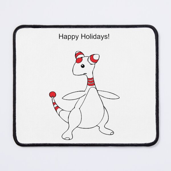 Item preview, Ampharos Candy Cane Happy Holidays designed and sold by kyravreeland.