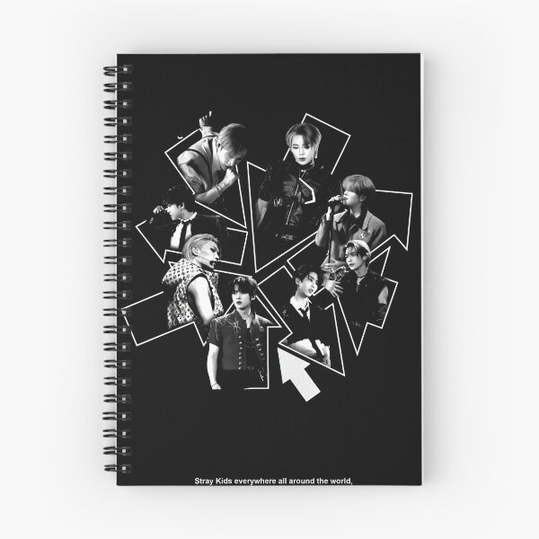Item preview, Stray Kids This and That black and white kpop skz skzoo you make stray kids stay comeback bang chan lee know changbin hyunjin han felix seungmin IN world tour 5 star divine poster designed and sold by Kpop-Noona.