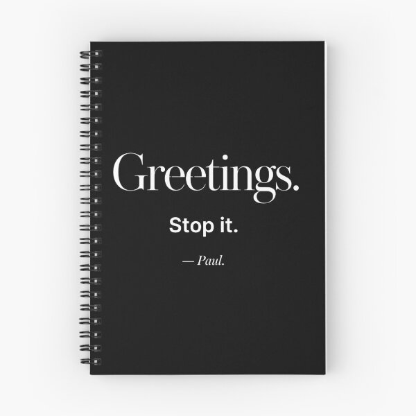 Item preview, greeting Minimalist Sarcastic Quote Typography designed and sold by anapldv.