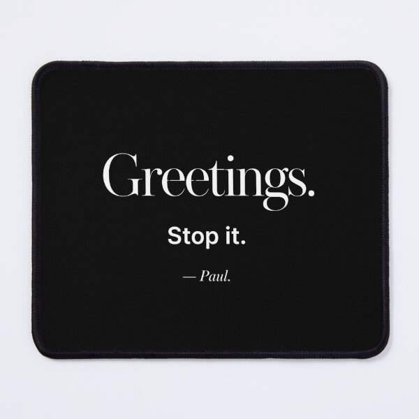 Item preview, greeting Minimalist Sarcastic Quote Typography designed and sold by anapldv.