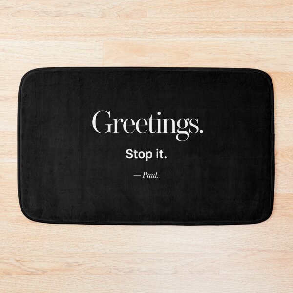 Item preview, greeting Minimalist Sarcastic Quote Typography designed and sold by anapldv.
