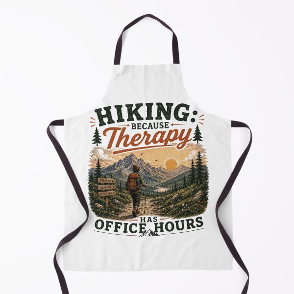 Item preview, Hiking - Because Therapy Has Office Hours designed and sold by Side Quest Co..