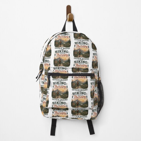 Item preview, Hiking - Because Therapy Has Office Hours designed and sold by Side Quest Co..