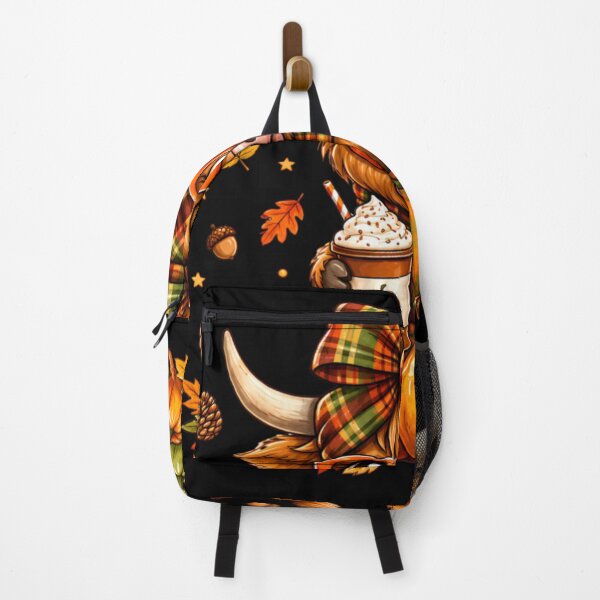 Item preview, Cute Highland Cow Pumpkin Spice Latte Autumn Thanksgiving Fall Graphic designed and sold by DaphoLatara.