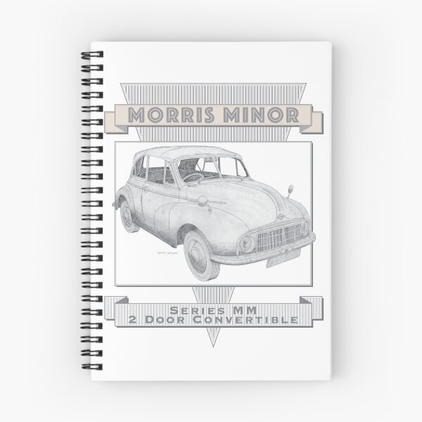 Item preview, Morris Minor Series MM Convertible Hand-drawn designed and sold by Classic Car Art Drawings.