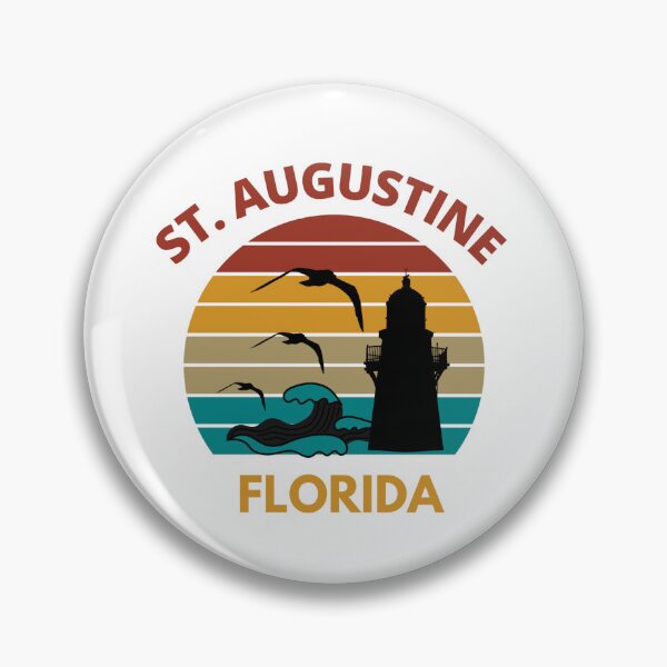 Item preview, St. Augustine Florida Retro Sunset Design designed and sold by adriana-holmes.