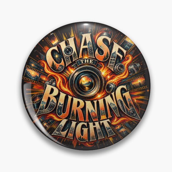 Item preview, Chase the Burning Light – Retro Photography Art designed and sold by Golden Era Studio.