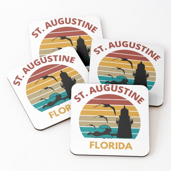Item preview, St. Augustine Florida Retro Sunset Design designed and sold by adriana-holmes.