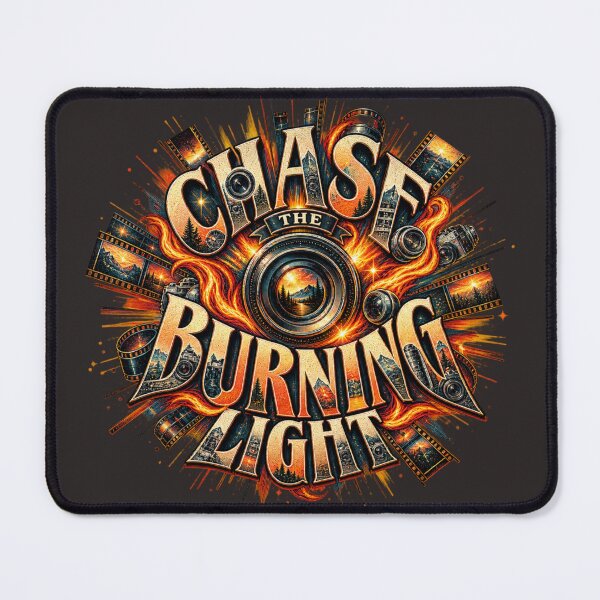 Item preview, Chase the Burning Light – Retro Photography Art designed and sold by Golden Era Studio.