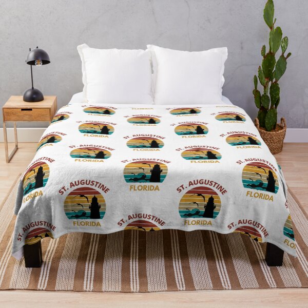 Item preview, St. Augustine Florida Retro Sunset Design designed and sold by adriana-holmes.