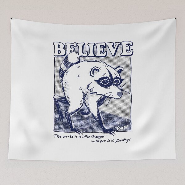 Item preview, Jimothy RIP Viral Raccoon Seattle Icon designed and sold by AishaOneLove.