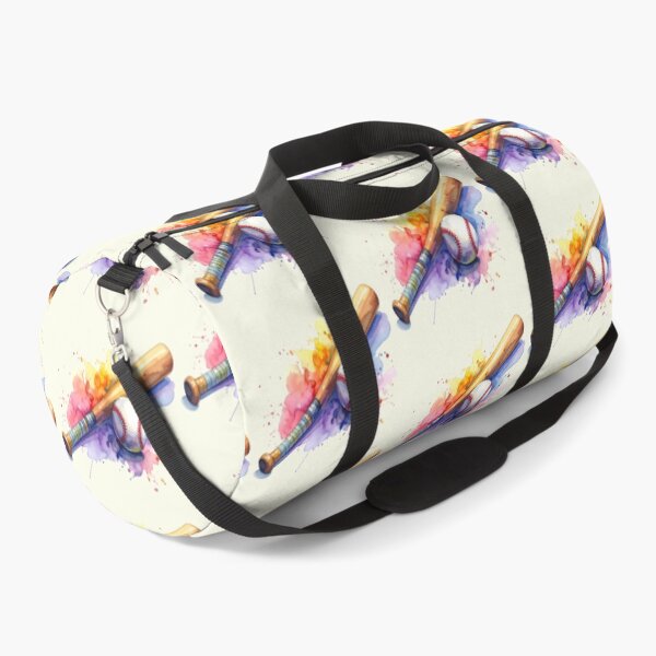 Item preview, Baseball bat and ball in watercolor designed and sold by LiskoDesign.