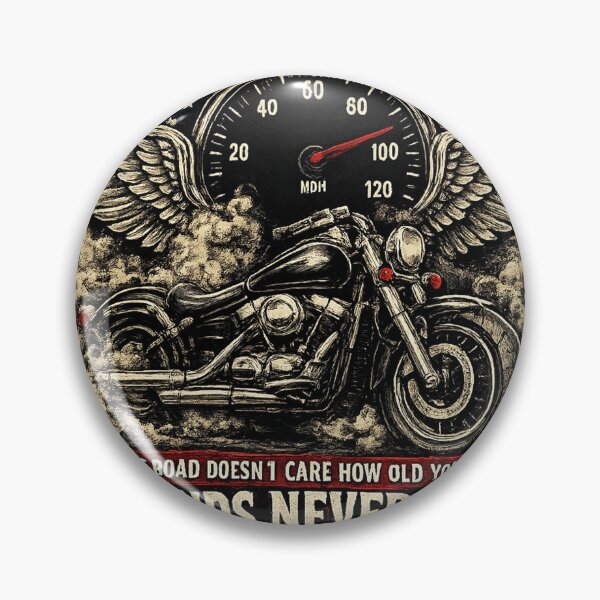 Item preview, Age Is Just a Number Vintage Biker Motorcycle T-Shirt designed and sold by Cottonora.