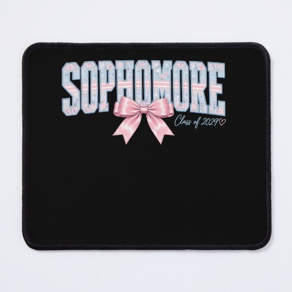 Item preview, Sophomore Class of 2029 Pink Bow Floral Varsity Graphic designed and sold by anapldv.