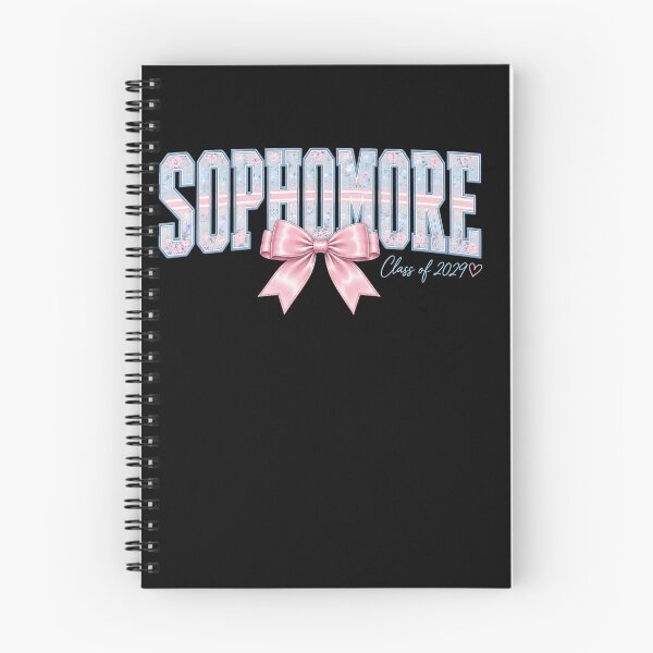 Item preview, Sophomore Class of 2029 Pink Bow Floral Varsity Graphic designed and sold by anapldv.