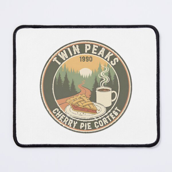 Item preview, Twin Peaks Cherry Pie Contest 1990 Retro Art ⭐⭐⭐⭐⭐ designed and sold by peggybuva.