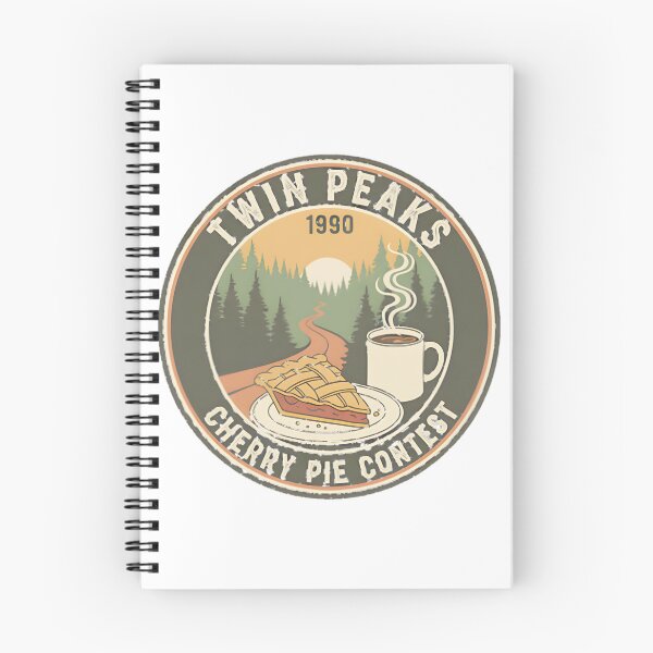 Item preview, Twin Peaks Cherry Pie Contest 1990 Retro Art ⭐⭐⭐⭐⭐ designed and sold by peggybuva.