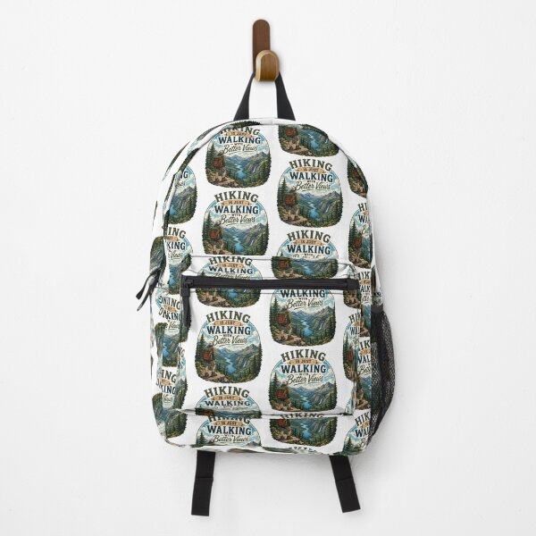 Item preview, Hiking Is Just Walking Better Views designed and sold by Side Quest Co..