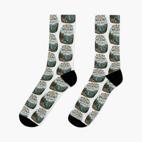 Item preview, Hiking Is Just Walking Better Views designed and sold by Side Quest Co..