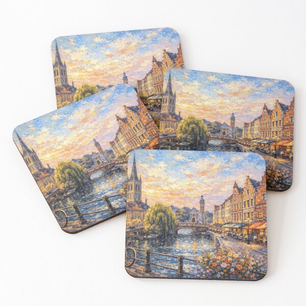 Item preview, A painting of Hasselt, Belgium – A Beautiful City in Europe. designed and sold by GalleryKauffeld.
