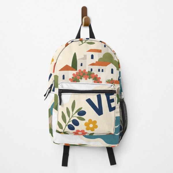 Item preview, Vejer Spain Travel Souvenir Modern Folk Art designed and sold by VisualArtsOasis.