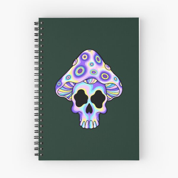 Item preview, Dead Inside, Tripping Outside - Psychedelic Mushroom Skull designed and sold by Cannaxes Studio.
