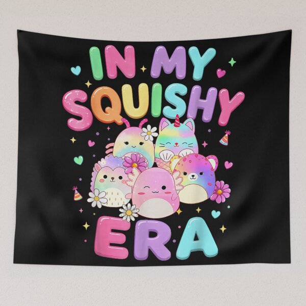Item preview, In My Squishy Era Cute Pastel Animal Plushies Kawaii Aesthetic designed and sold by DaphoLatara.