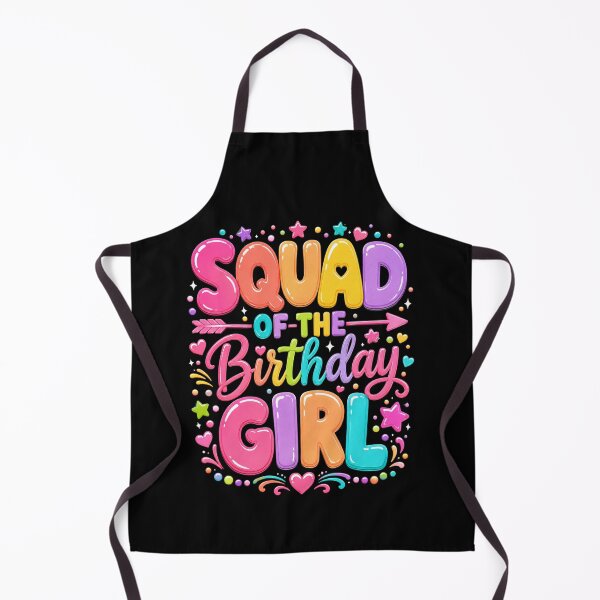Item preview, Squad of the Birthday Girl Colorful Party Celebration designed and sold by anapldv.