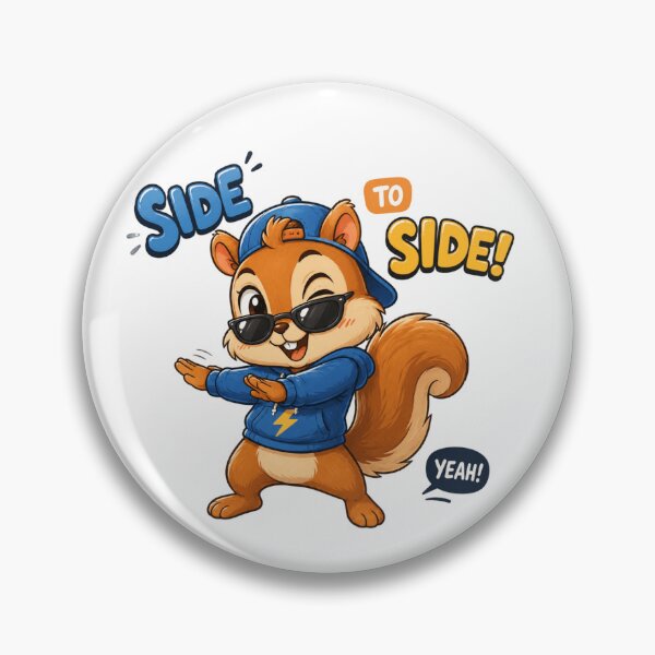 Item preview, Cool Dancing Squirrel - Side To Side Hip Hop Kawaii Mascot Art designed and sold by ToonyTeez.