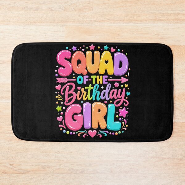 Item preview, Squad of the Birthday Girl Colorful Party Celebration designed and sold by anapldv.