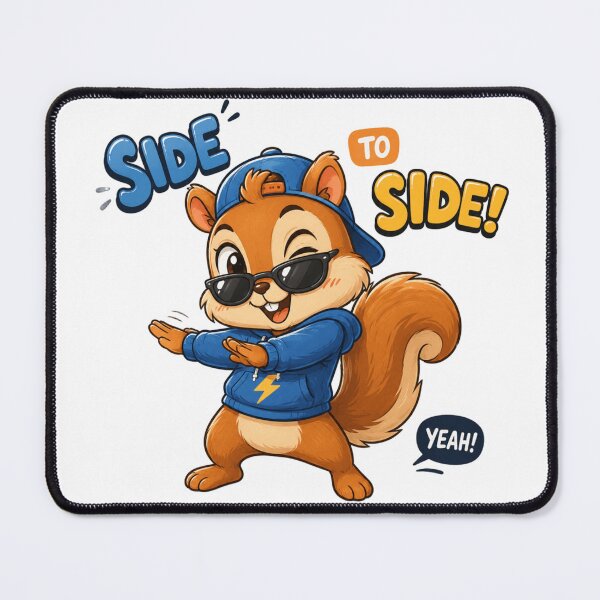 Item preview, Cool Dancing Squirrel - Side To Side Hip Hop Kawaii Mascot Art designed and sold by ToonyTeez.