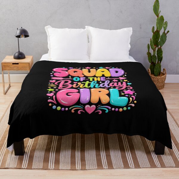 Item preview, Squad of the Birthday Girl Colorful Party Celebration designed and sold by anapldv.