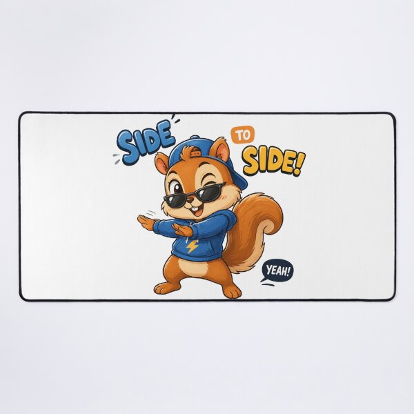 Item preview, Cool Dancing Squirrel - Side To Side Hip Hop Kawaii Mascot Art designed and sold by ToonyTeez.