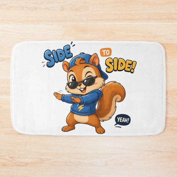 Item preview, Cool Dancing Squirrel - Side To Side Hip Hop Kawaii Mascot Art designed and sold by ToonyTeez.