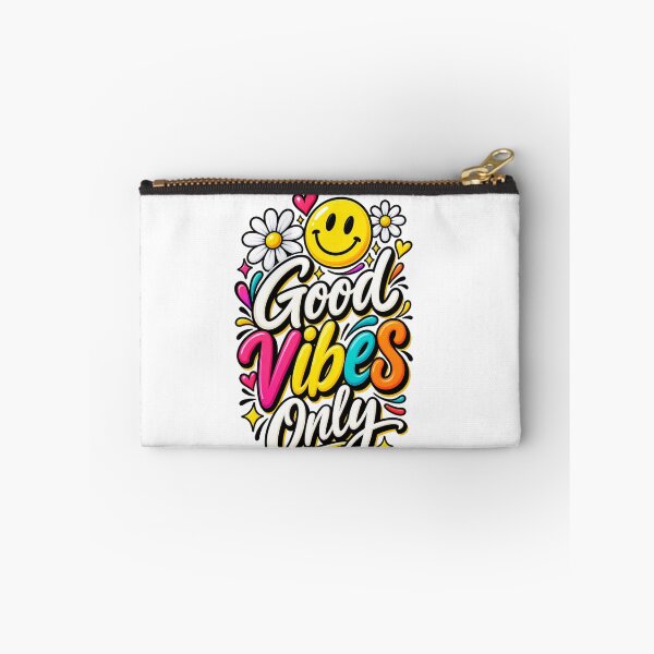 Item preview, Good Vibes Only Colorful Smiley Flower – Positive Vibes Happy Inspirational Design designed and sold by WOWART69.