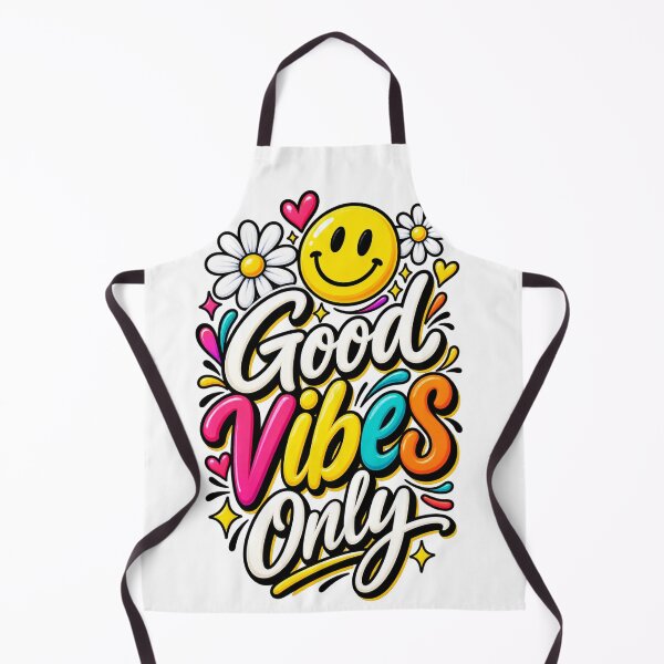 Item preview, Good Vibes Only Colorful Smiley Flower – Positive Vibes Happy Inspirational Design designed and sold by WOWART69.