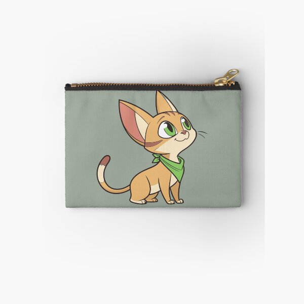 Item preview, Cute Abyssinian Cat with Green Eyes and Scarf designed and sold by Mousy17.